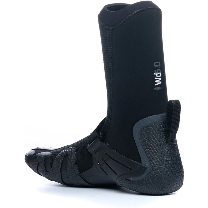 2024 C-Skins Wired 5mm Hidden Split Toe Wetsuit Boots C-BOWI5HST - Black